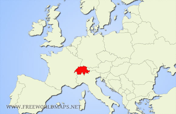 Switzerland location map