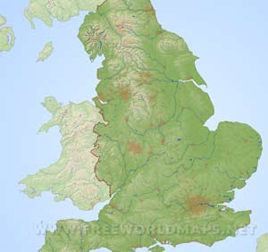 England HD map England HD map