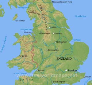 England physical features England physical features