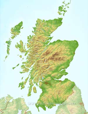 Scotland HD map
