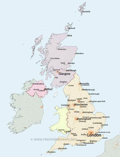 United Kingdom cities United Kingdom cities