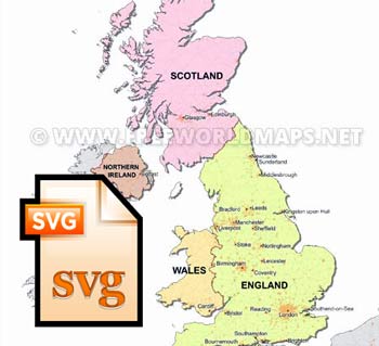 SVG map UK SVG map UK