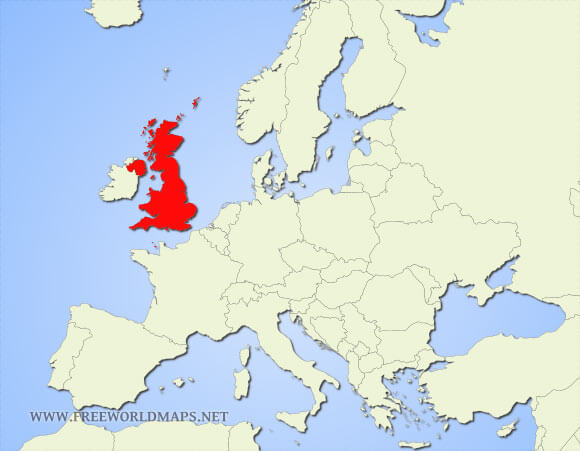 United Kingdom location map United Kingdom location map