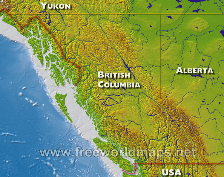 British Columbia relief