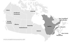 Québec location map Québec location map