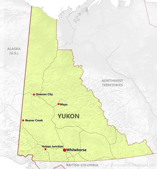 Yukon map