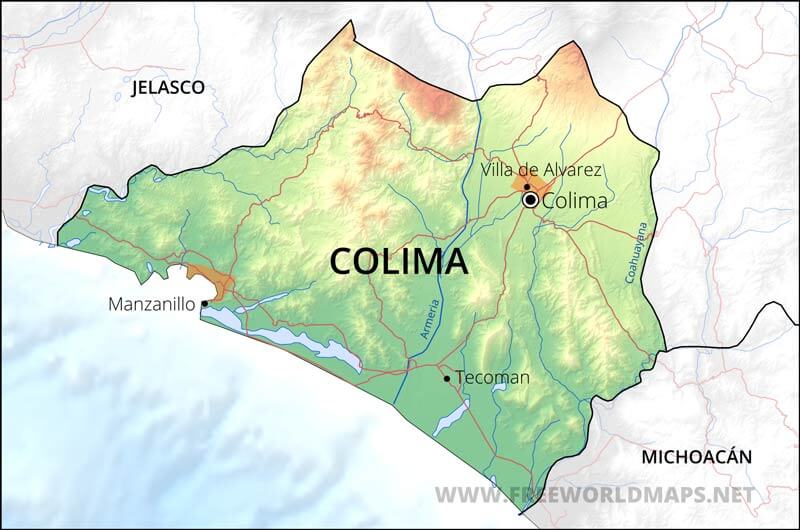 Colima map