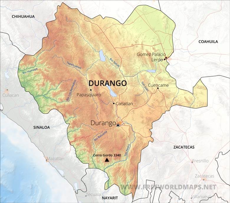 Durango map