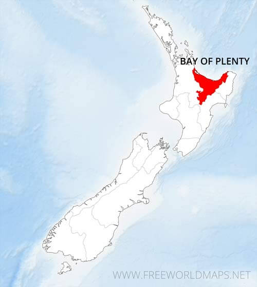 Bay of Plenty location NZ