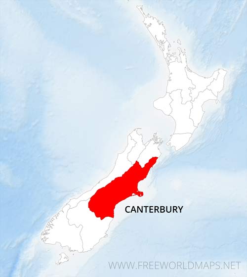 Canterbury location NZ