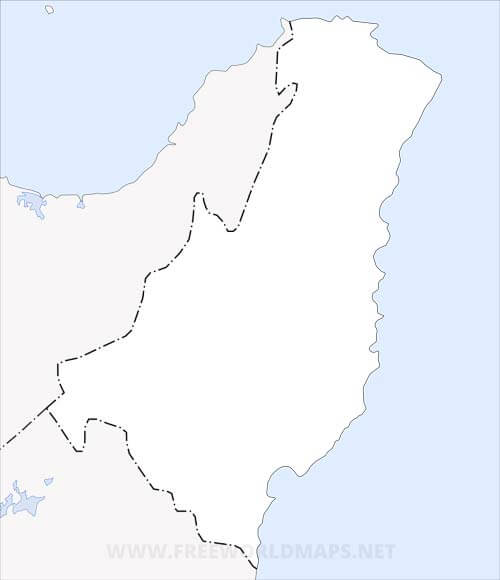 Gisborne District HD outline map