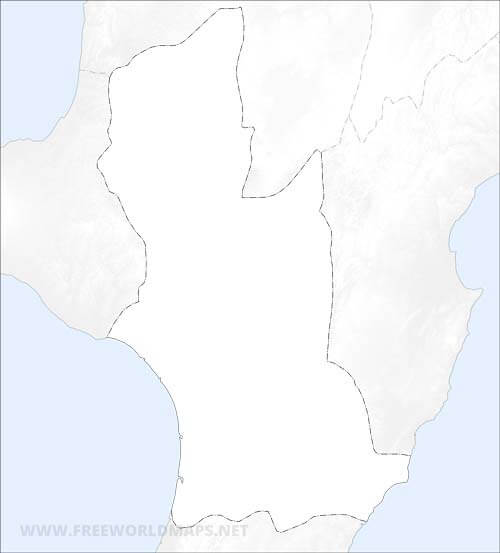 Manawatu-Wanganui HD outline map