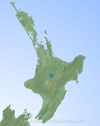 North Island HD map North Island HD map