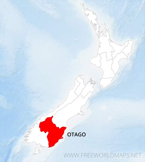 Otago location NZ Otago location NZ