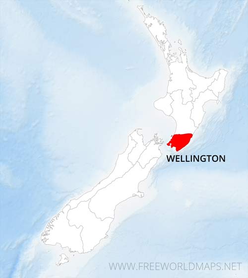 Wellington Region location NZ