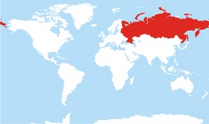 Russia location map