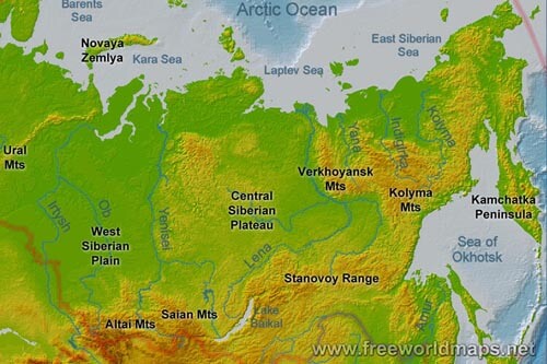 Siberia geography features
