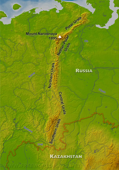 Ural Mountains geography Ural Mountains geography