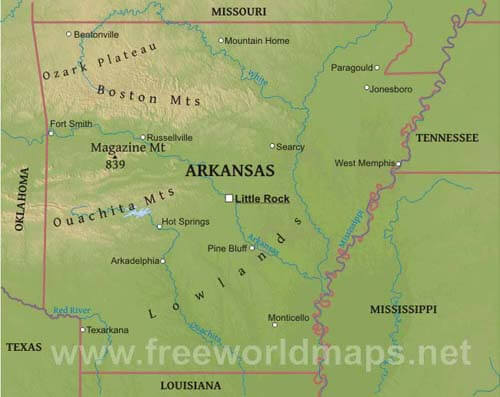 Arkansas geography