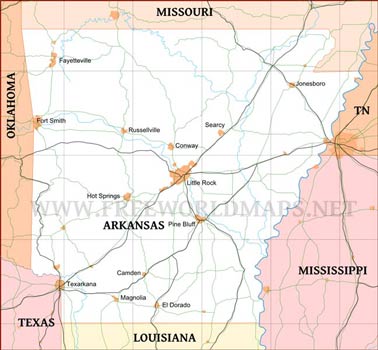 Arkansas maps