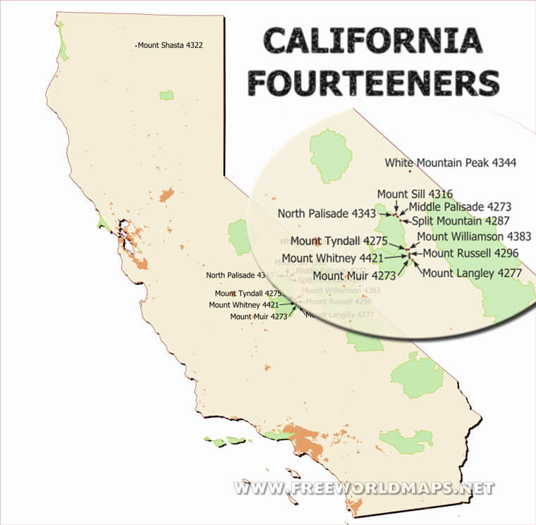 California Fourteeners