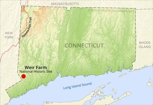 Connecticut National Parks, National monuments