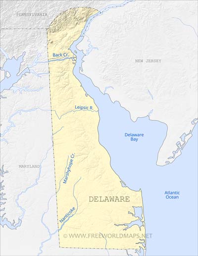 Delaware rivers and lakes