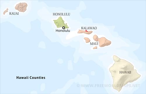 Hawaii counties