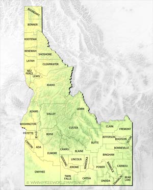Idaho counties
