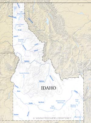 Idaho rivers and lakes
