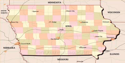 Iowa maps Iowa maps