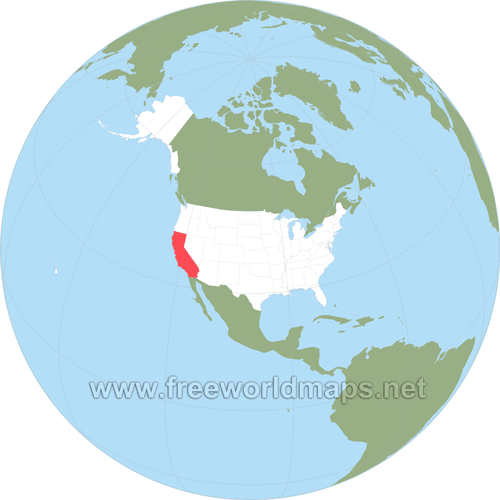 California location map