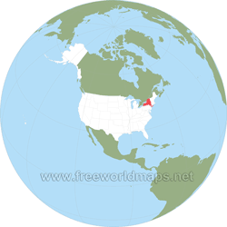 New York location map