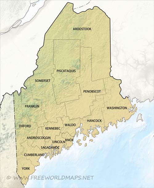 Maine counties
