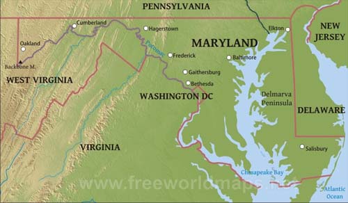 Maryland geography