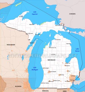 Michigan maps