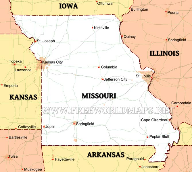 Missouri map