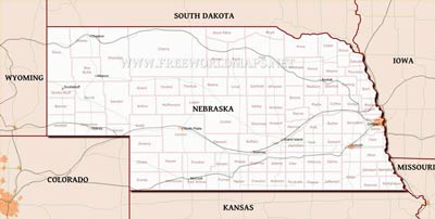 Nebraska maps