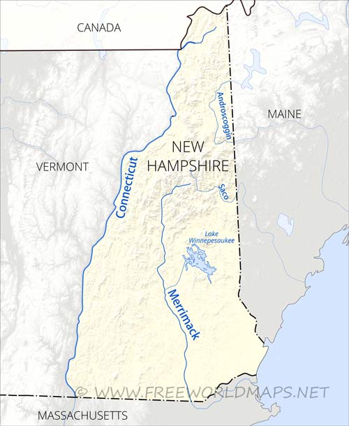 New Hampshire rivers and lakes