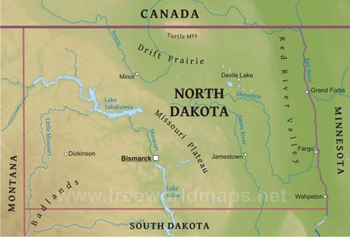 North Dakota geography