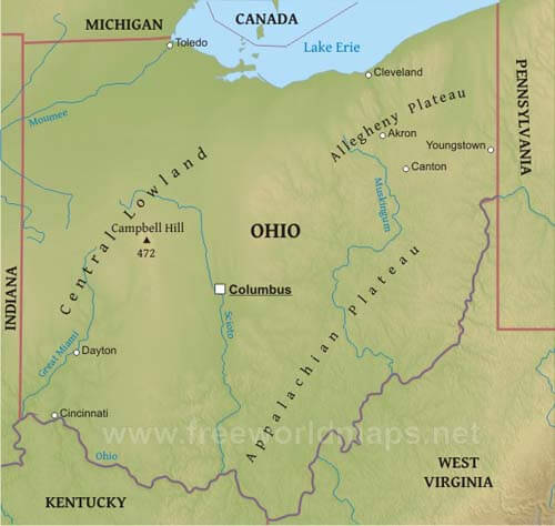 Ohio geography