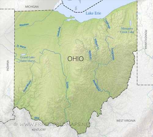 Ohio rivers and lakes