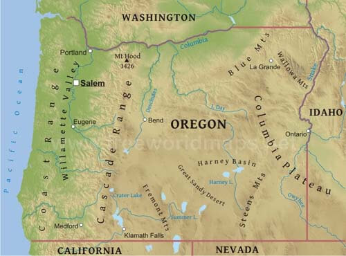Oregon geography