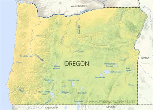 Oregon rivers and lakes