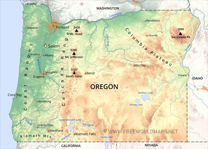 Oregon HD map
