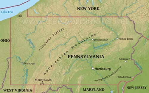 Pennsylvania geography