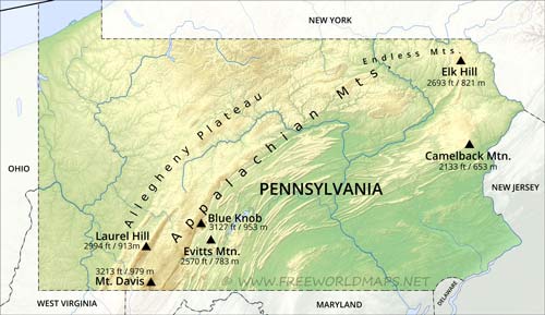 Pennsylvania mountains
