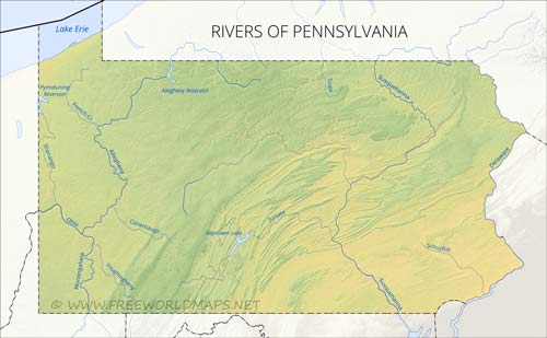 Pennsylvania rivers and lakes