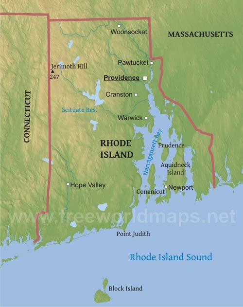 Rhode Island geography