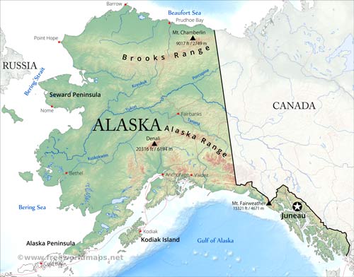 Alaska map